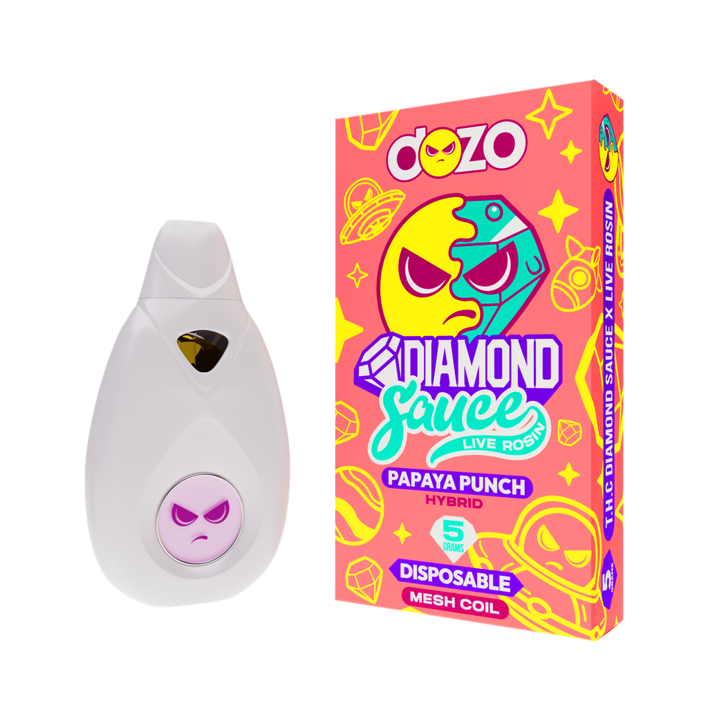 DOZO 5G DIAMOND SAUCE LIVE ROSIN DELTA VAPE